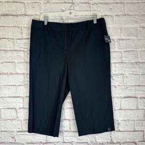 The Limited Women’s 12 Chino Capri Pants Cassidy Fit Hip Thigh Shape Mid Rise